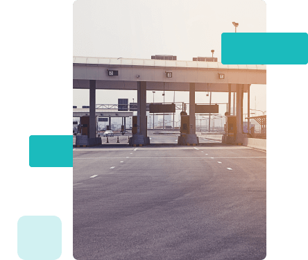 Faixas de estradas com cobranca de pedagio